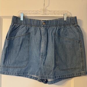 Madewell Light Blue Jean Shorts